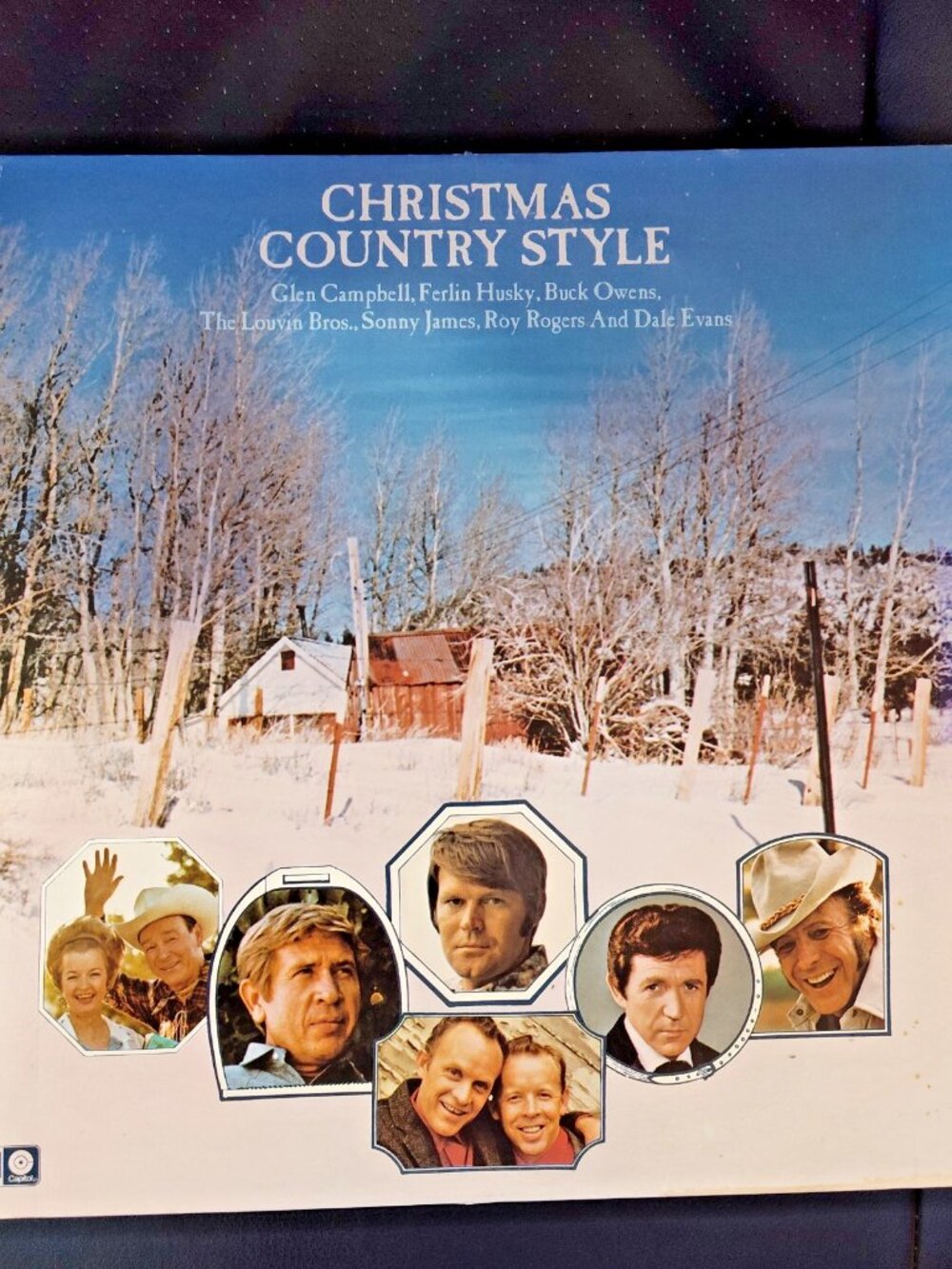 Christmas Country Style 12" Vinyl Record Album LP Stereo Country Xmas